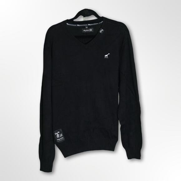 LRG Black V-Neck Sweater - Men's Large - Great Condition - Picture 1 of 6